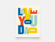 Love You Dad Greeting Card